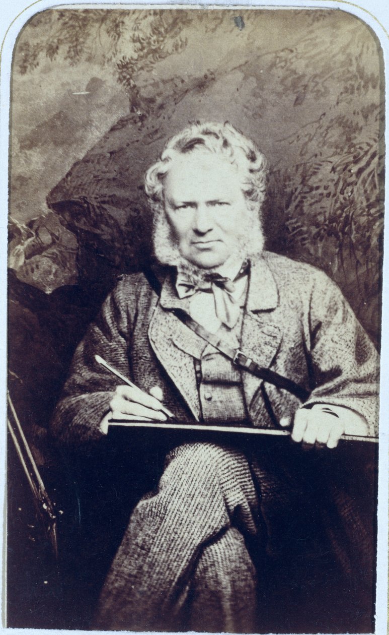 Sir Edwin Landseer (1802-73) portréja (albumnyomat) alkotó: J.C. Watkins