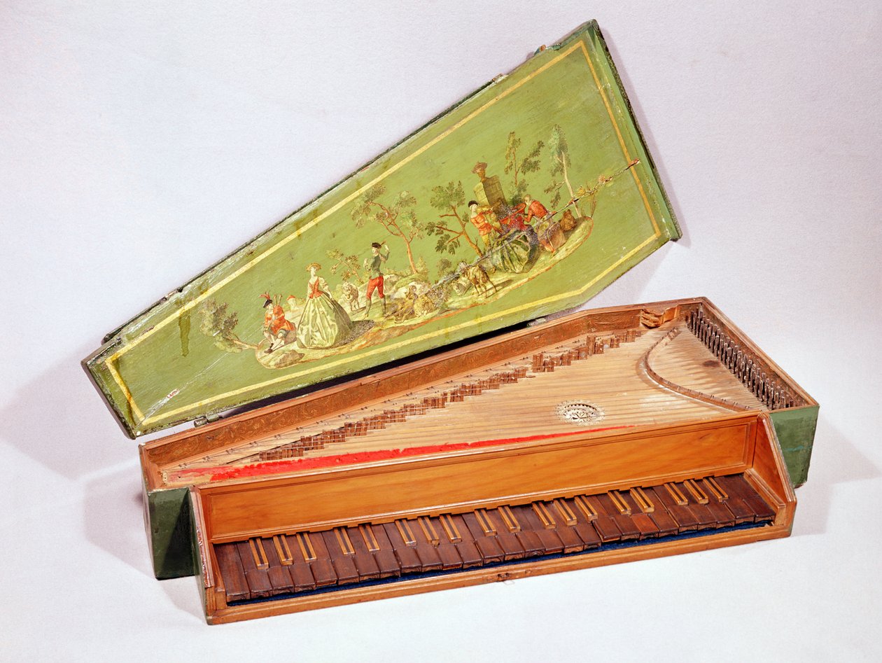Spinet, 1746 (vegyes technika) alkotó: J.D. Birger