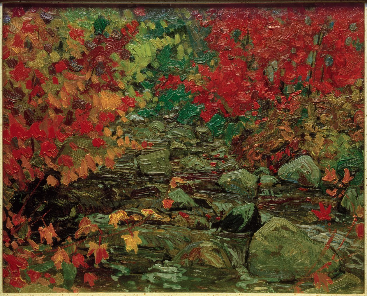 Őszi levelek, Batchewana Wood alkotó: J.E.H. MacDonald