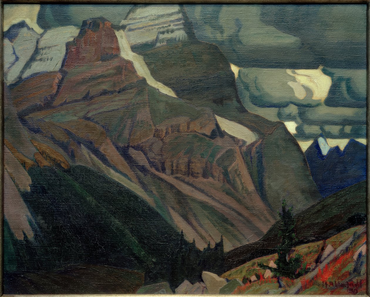 Sötét ősz, Sziklás-hegység alkotó: J.E.H. MacDonald