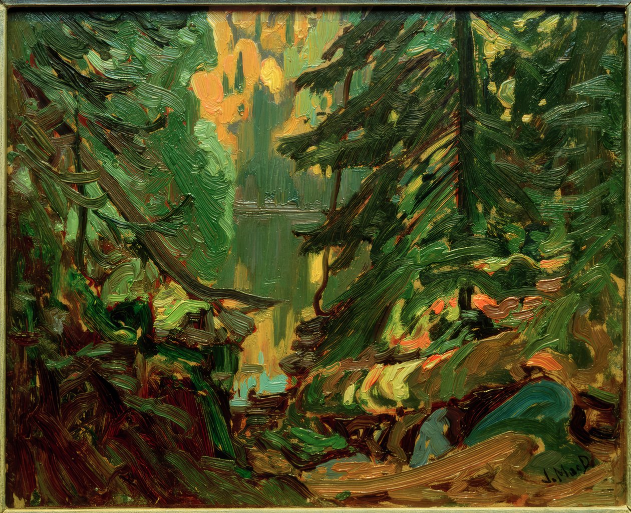 A Montreal-tó közelében, Algoma alkotó: J.E.H. MacDonald