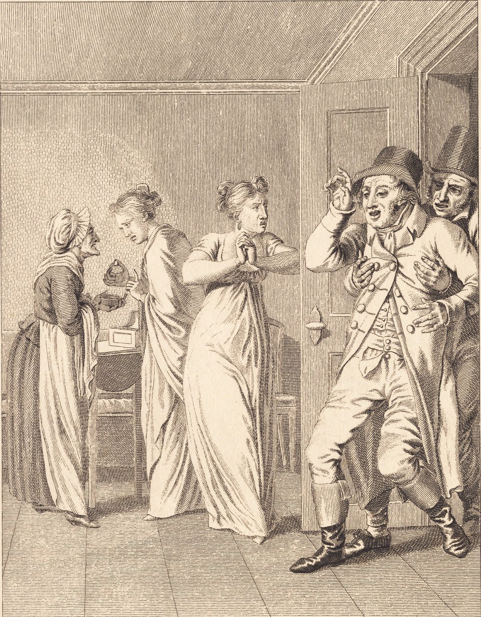 A jólét hanyatlása. alkotó: J.F. Clemens