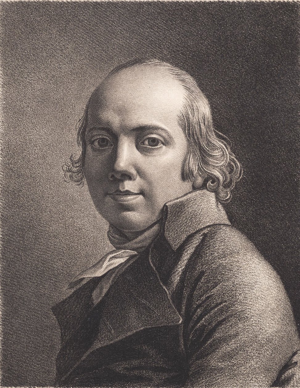 Jens Juels önarcképet rajzolt alkotó: J.F. Clemens