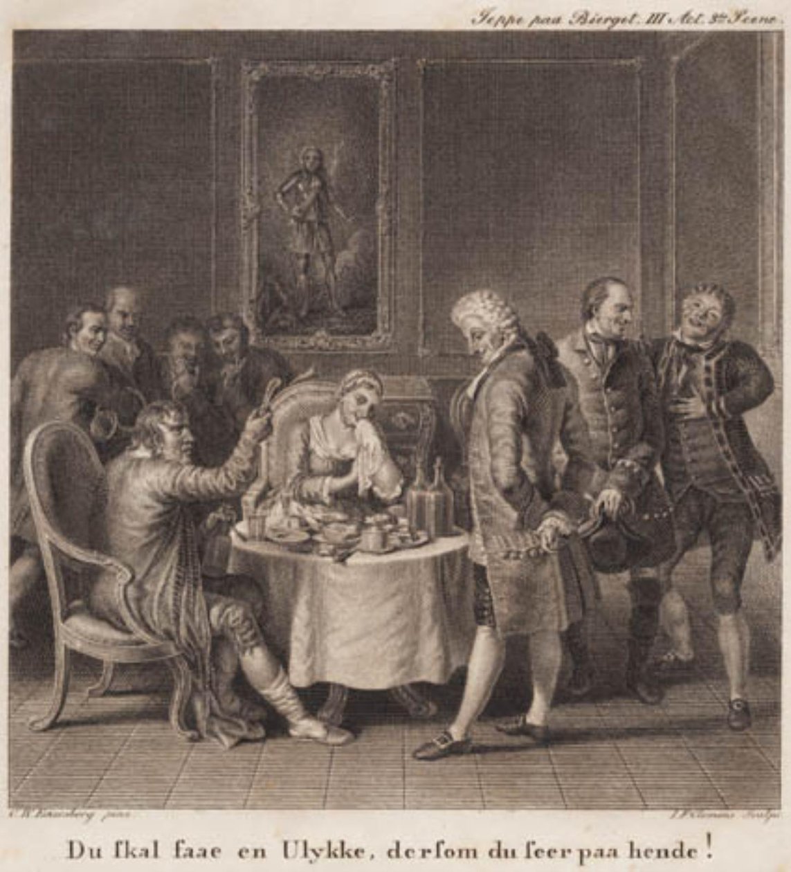 Jeppe paa Bierget alkotó: J.F. Clemens