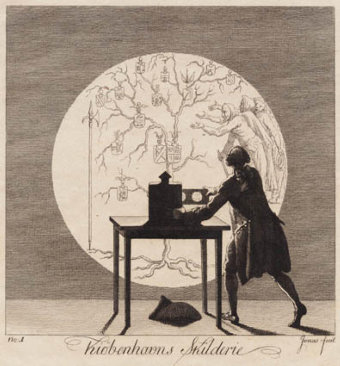 "Kiøbenhavns Skilderie", 1. sz alkotó: J.F. Clemens
