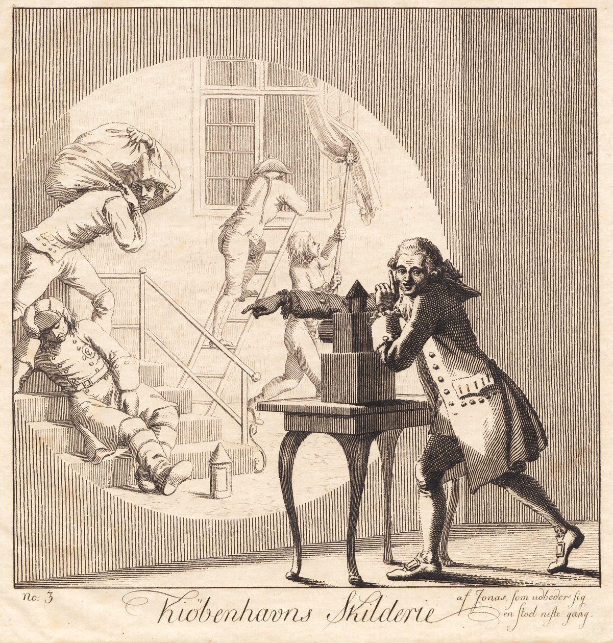 "Kiøbenhavns Skilderie", 3. sz alkotó: J.F. Clemens