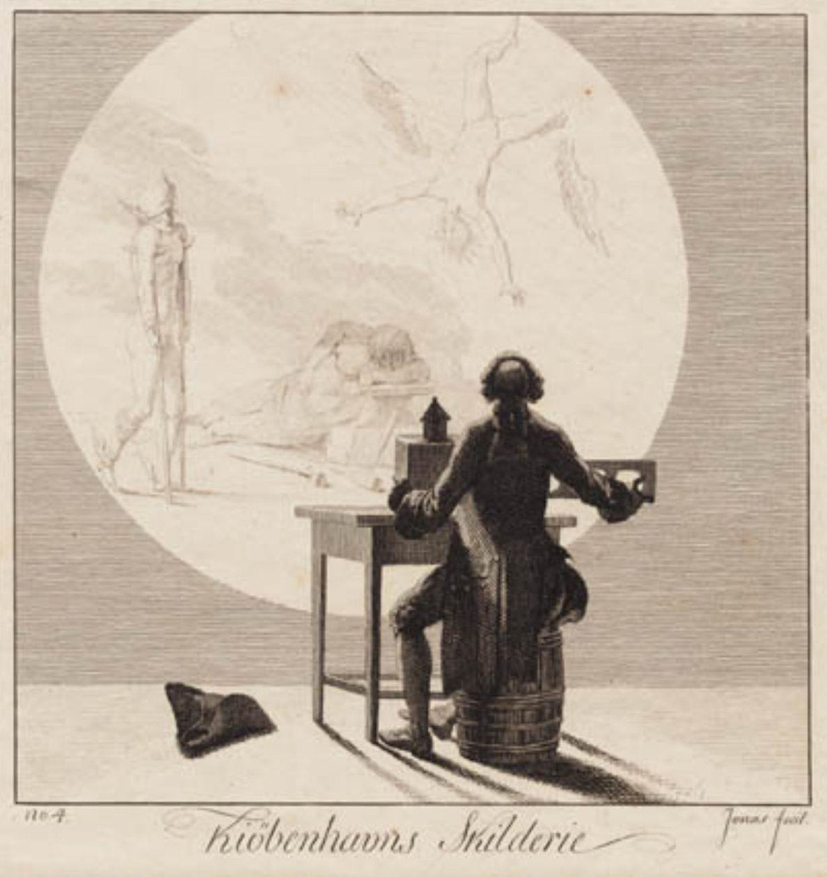 "Kiøbenhavns Skilderie", 4. sz alkotó: J.F. Clemens