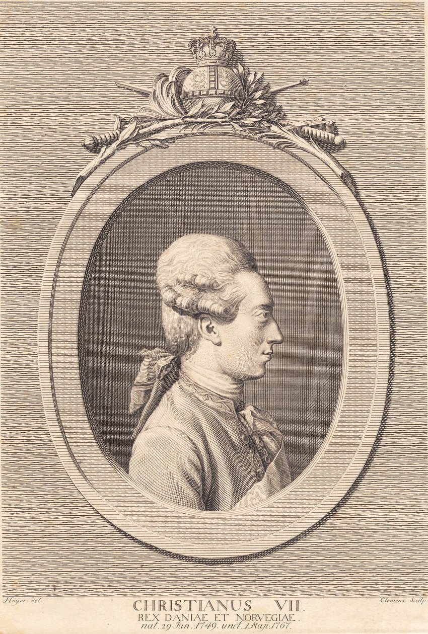 Kong Christian VII alkotó: J.F. Clemens