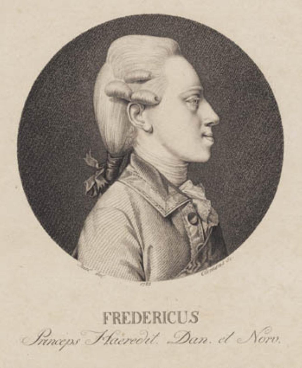 Frederik koronaherceg (VI.) alkotó: J.F. Clemens