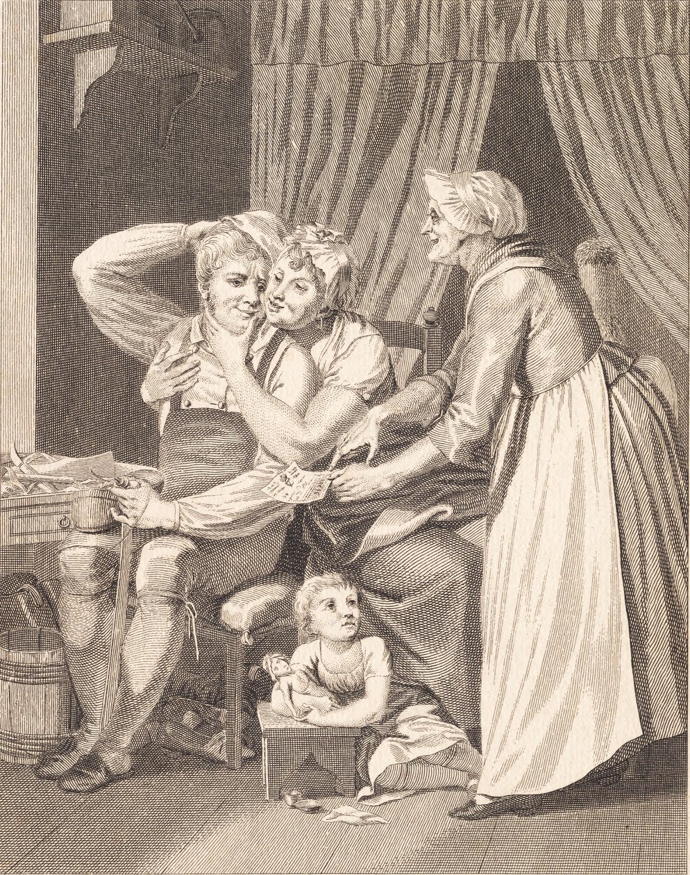 A sorsjegy alkotó: J.F. Clemens