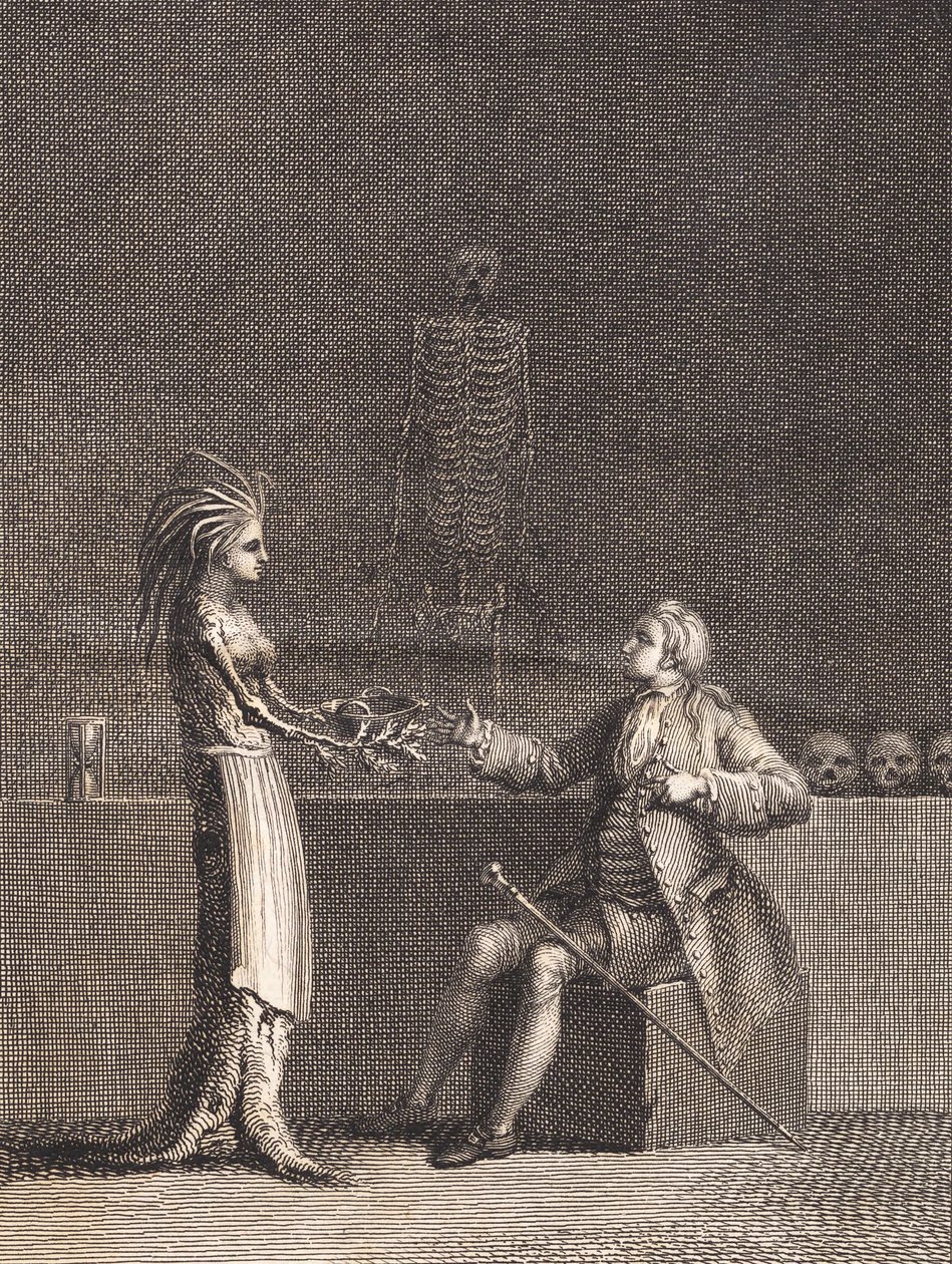 Niels Klim az anatómiai kamrában alkotó: J.F. Clemens
