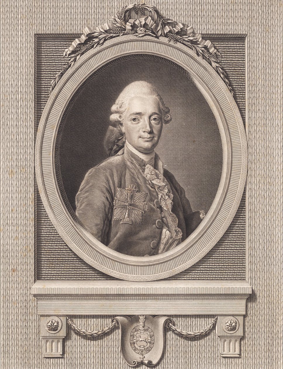 Otto Blome követ portréja alkotó: J.F. Clemens