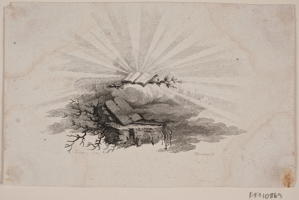 Címmatrica C. Bastholmhoz: "Spiritual Speeches", 1779 alkotó: J.F. Clemens