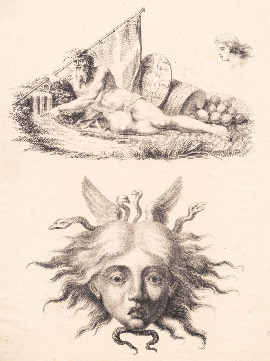 Øresund. Medúza fej alkotó: J.F. Clemens