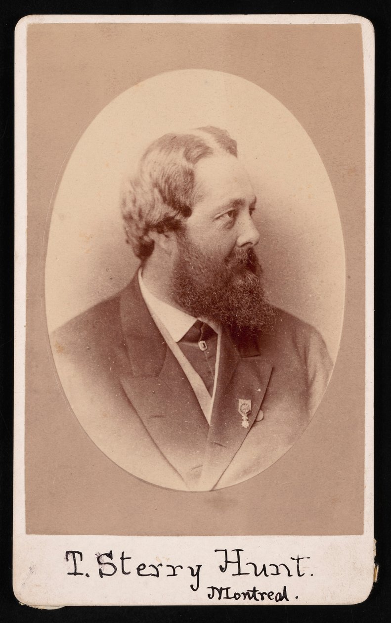 Thomas Sterry Hunt portréja 1826-1892, 1892 előtt. alkotó: JG Parks