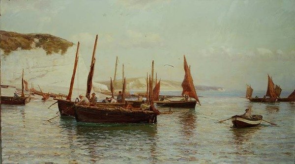 A Bell Trawlerek tengerre szállása alkotó: J.J.Hamilton McCullum