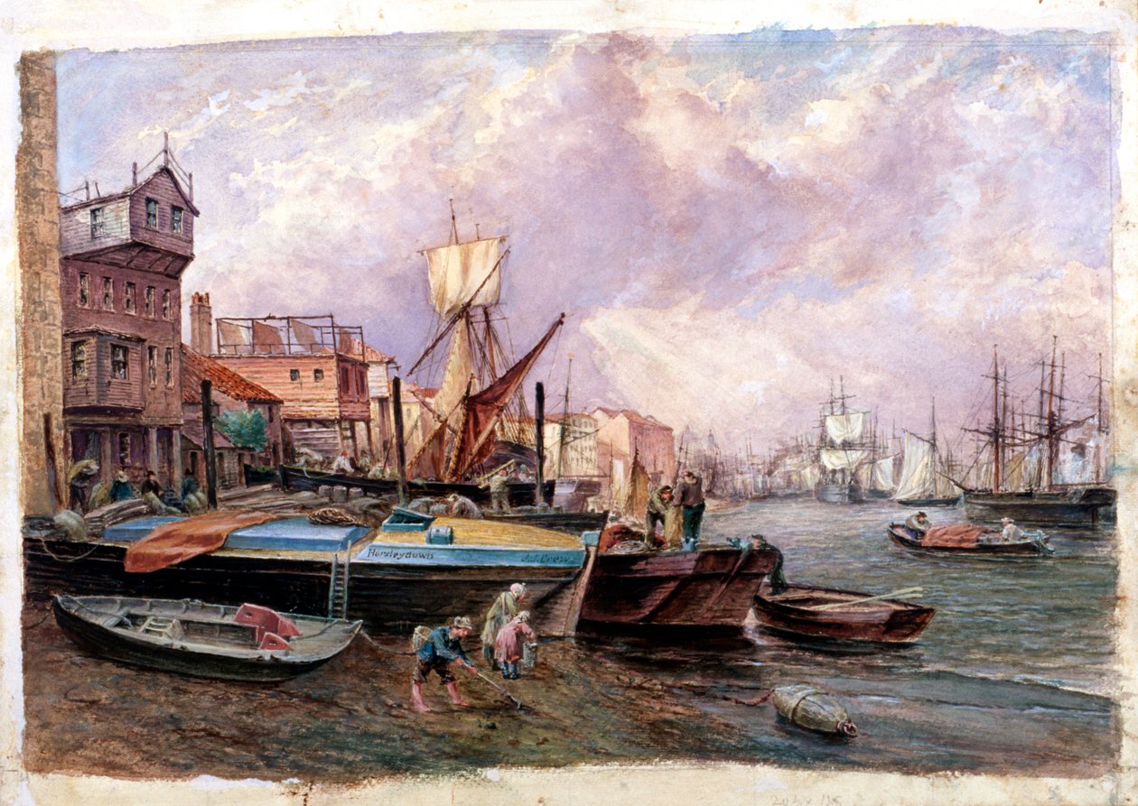 Horsleydown, Bermondsey, London, 1850 alkotó: JJ Crew