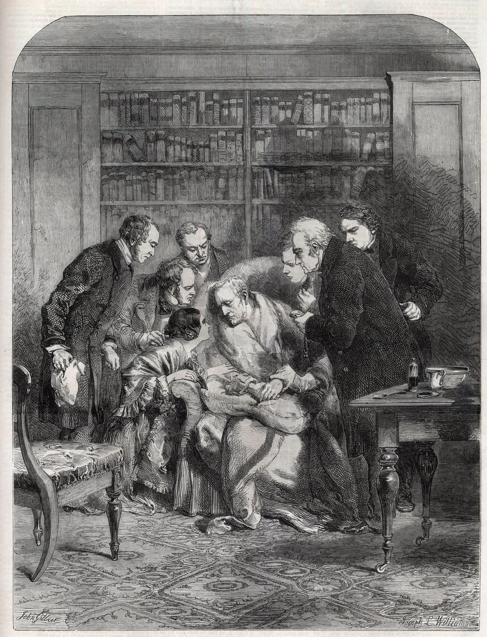 Wellington hercegének utolsó pillanatai (Arthur Wellesley alkotó: J.L. (after) Williams