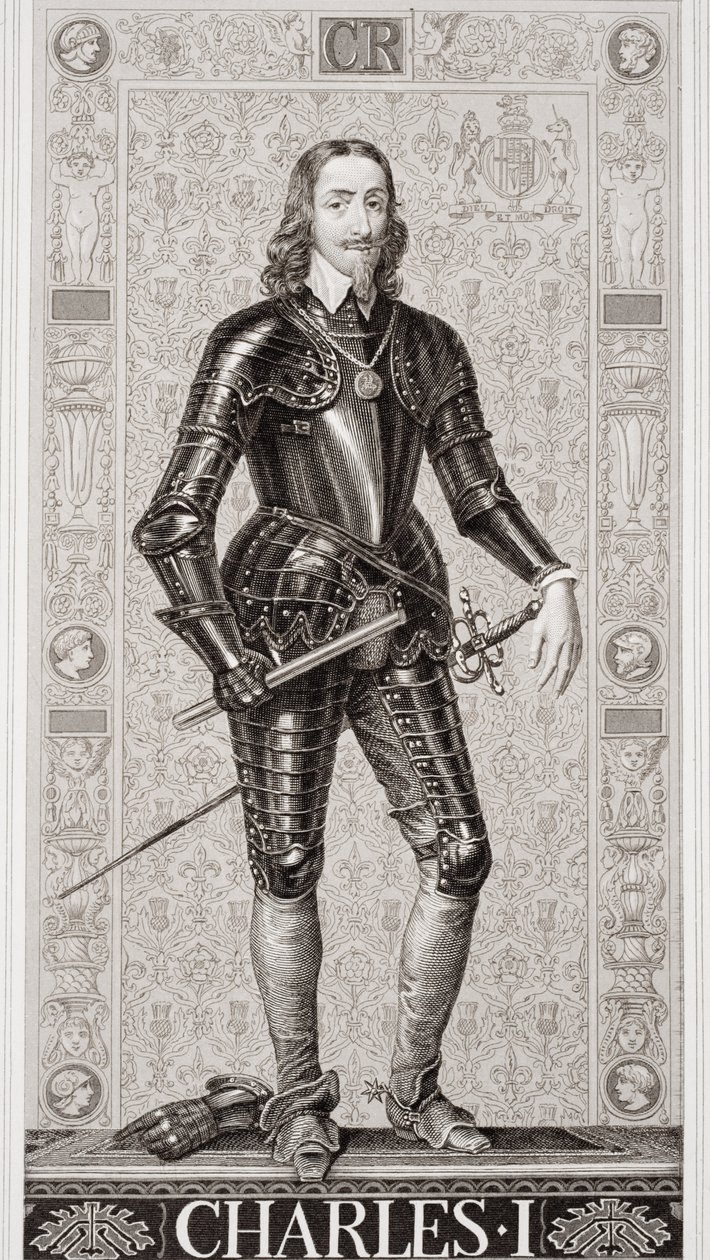 I. Károly (1600-49) Az angol és skót történelem illusztrációiból, I. kötet alkotó: J.L. Williams