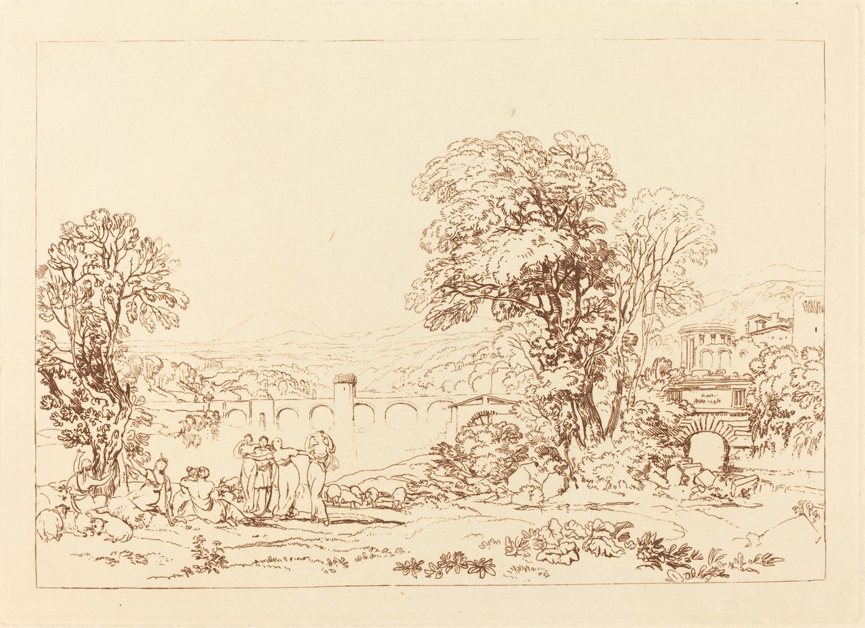 Apuleia Apuleius nyomában alkotó: Joseph Mallord William Turner