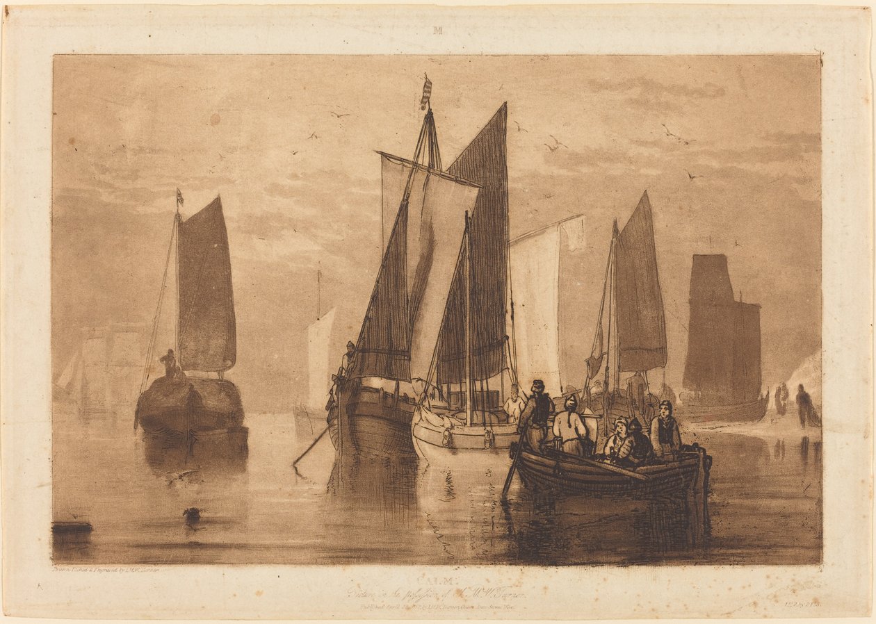 Nyugodt, 1812-ben jelent meg. alkotó: Joseph Mallord William Turner