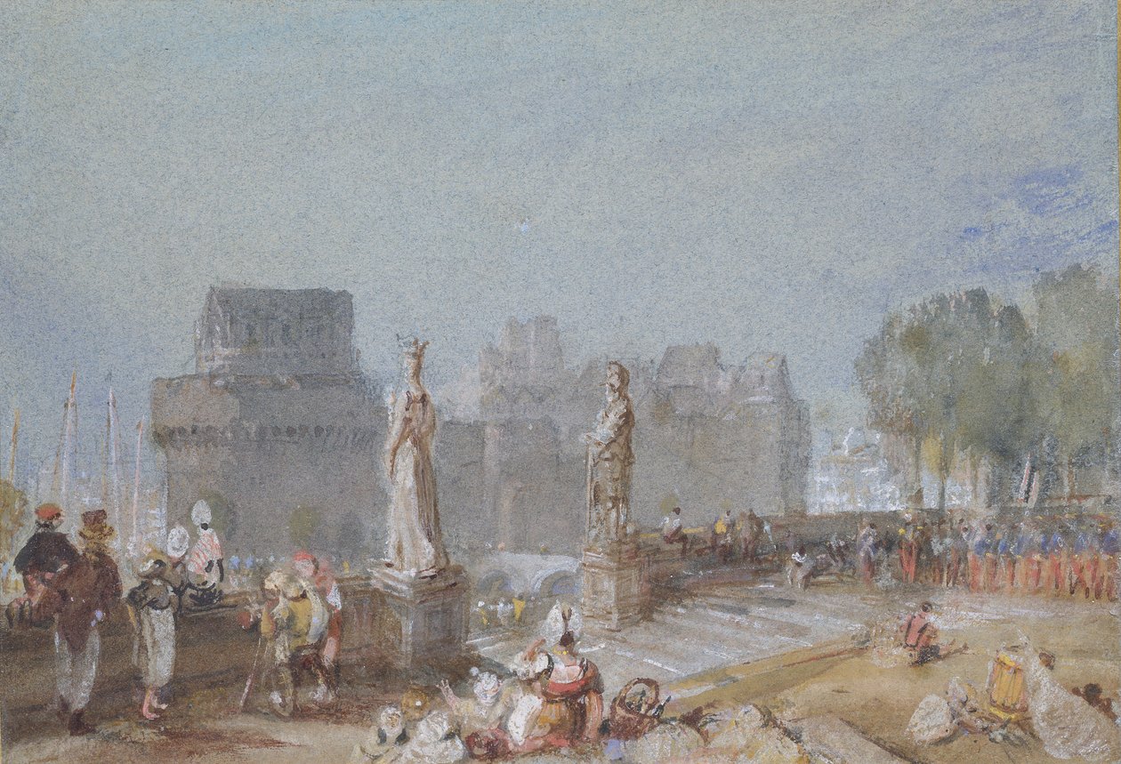 Nantes-i kastély, 1830 alkotó: Joseph Mallord William Turner