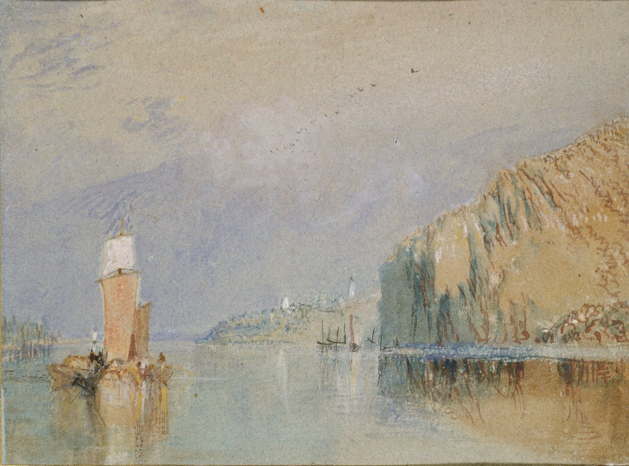 Mauves domboldalai, 1830 alkotó: Joseph Mallord William Turner