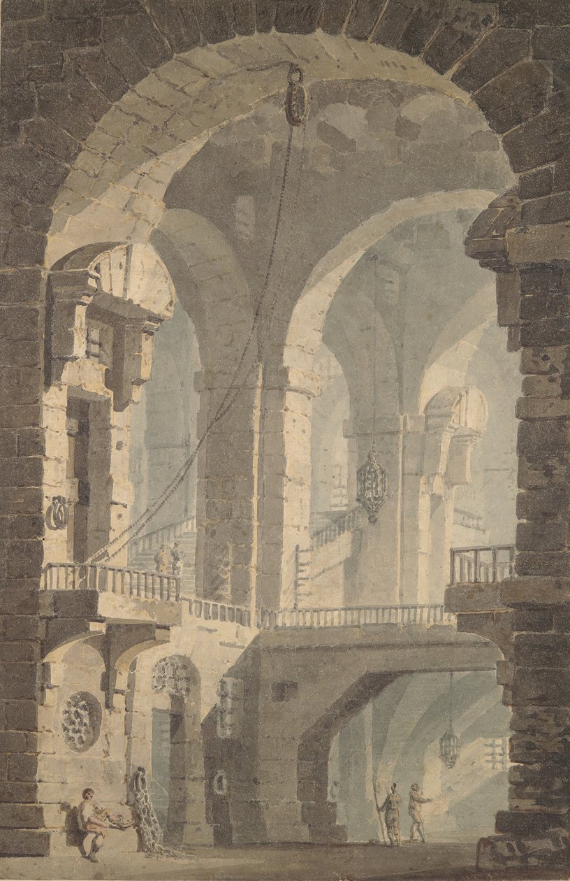 Sötét börtön Sötét börtön, 1790-99. alkotó: Joseph Mallord William Turner