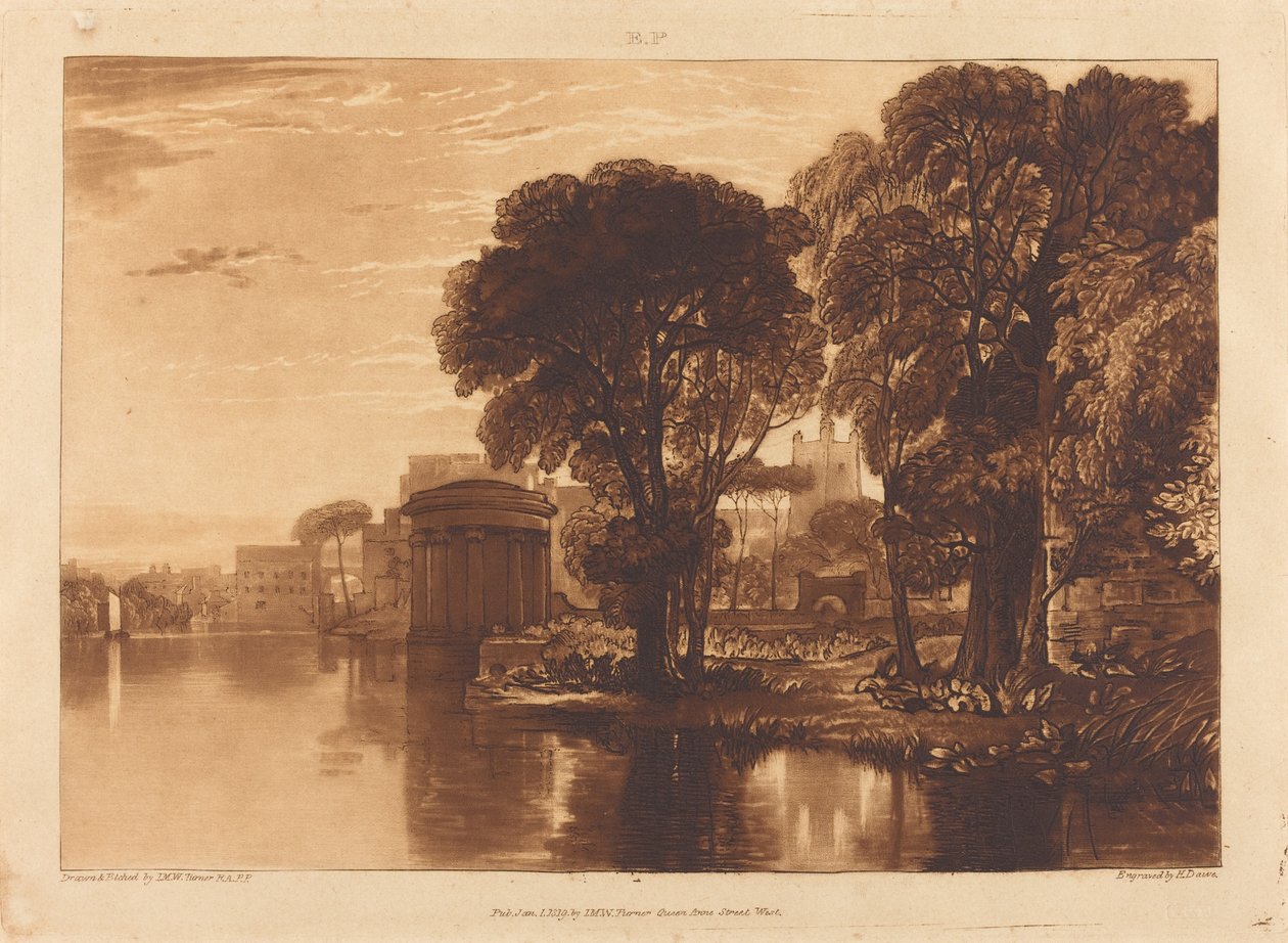 Isleworth, 1819-ben jelent meg. alkotó: Joseph Mallord William Turner