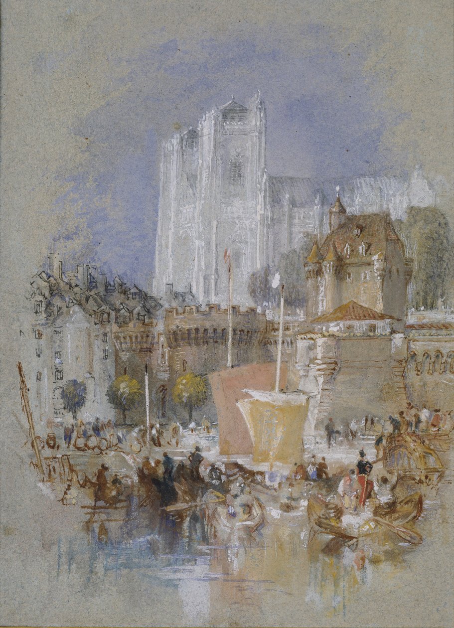 Nantes, 1826-1830 alkotó: Joseph Mallord William Turner