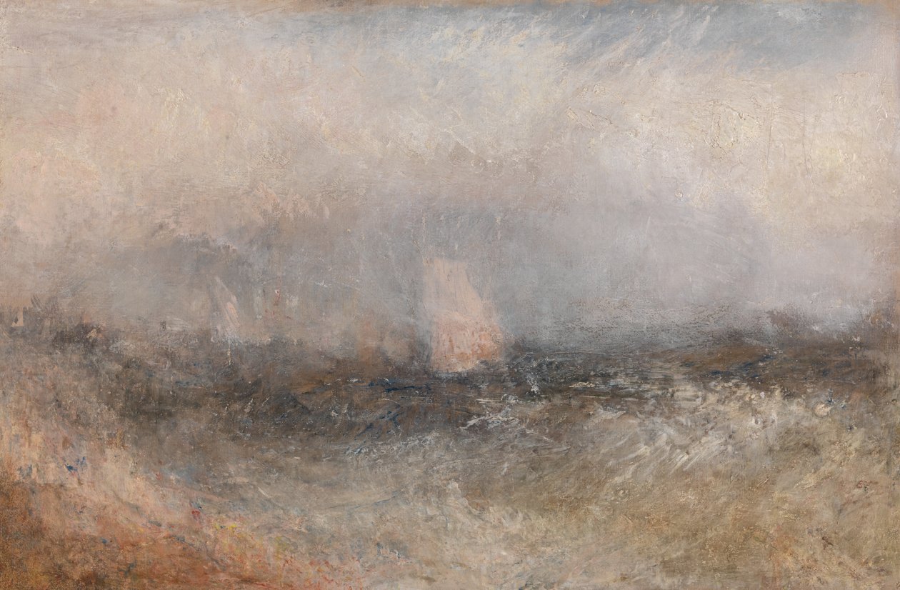 A Nore mellett, 1840 és 1845 között. alkotó: Joseph Mallord William Turner
