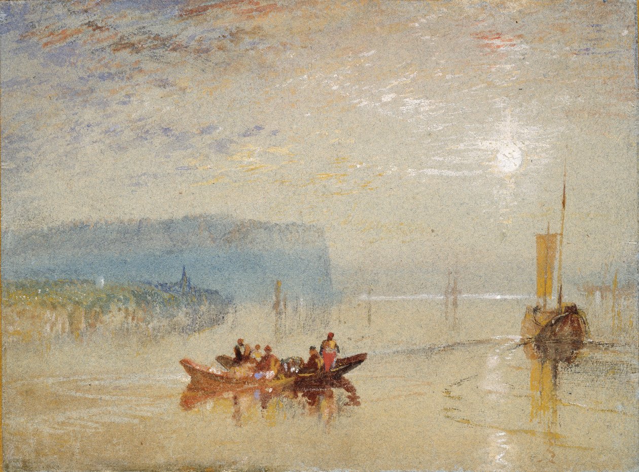 Jelenet a Loire-parton, a Coteaux de Mauves közelében, 1830 alkotó: Joseph Mallord William Turner
