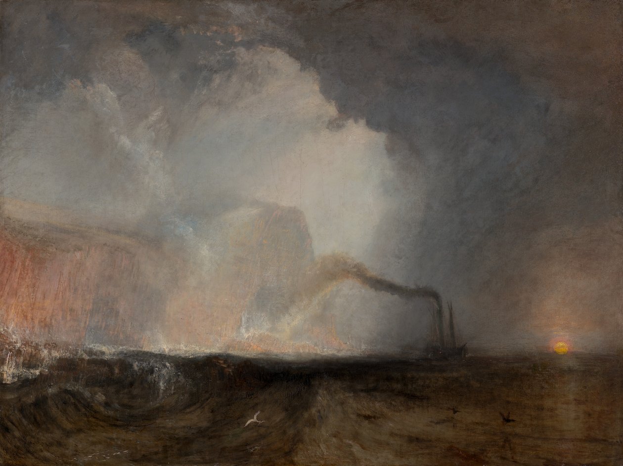 Staffa, Fingal-barlang, 1831-1832. alkotó: Joseph Mallord William Turner