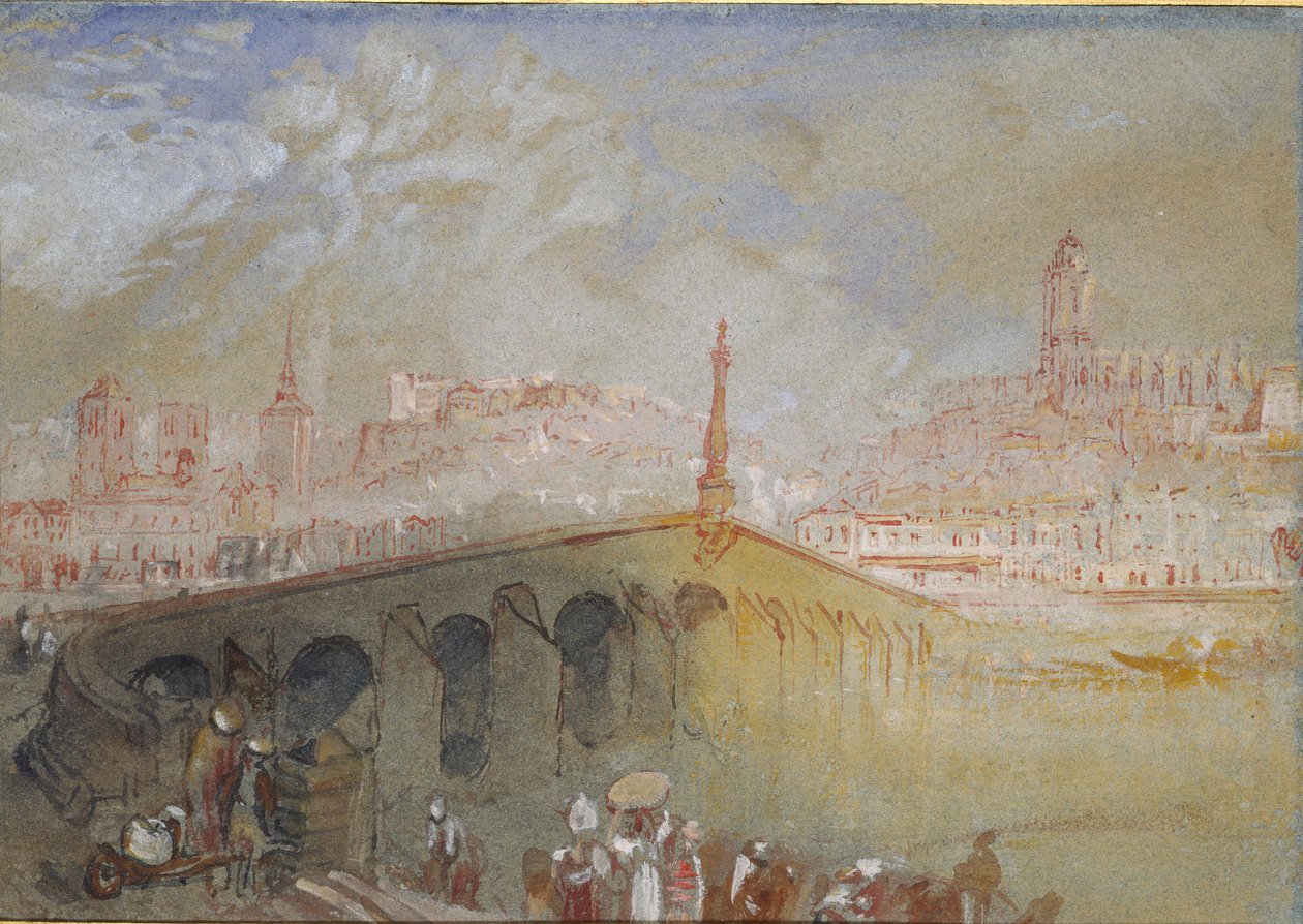 A bloisi híd: Ködtisztítás, 1826-1830 alkotó: Joseph Mallord William Turner