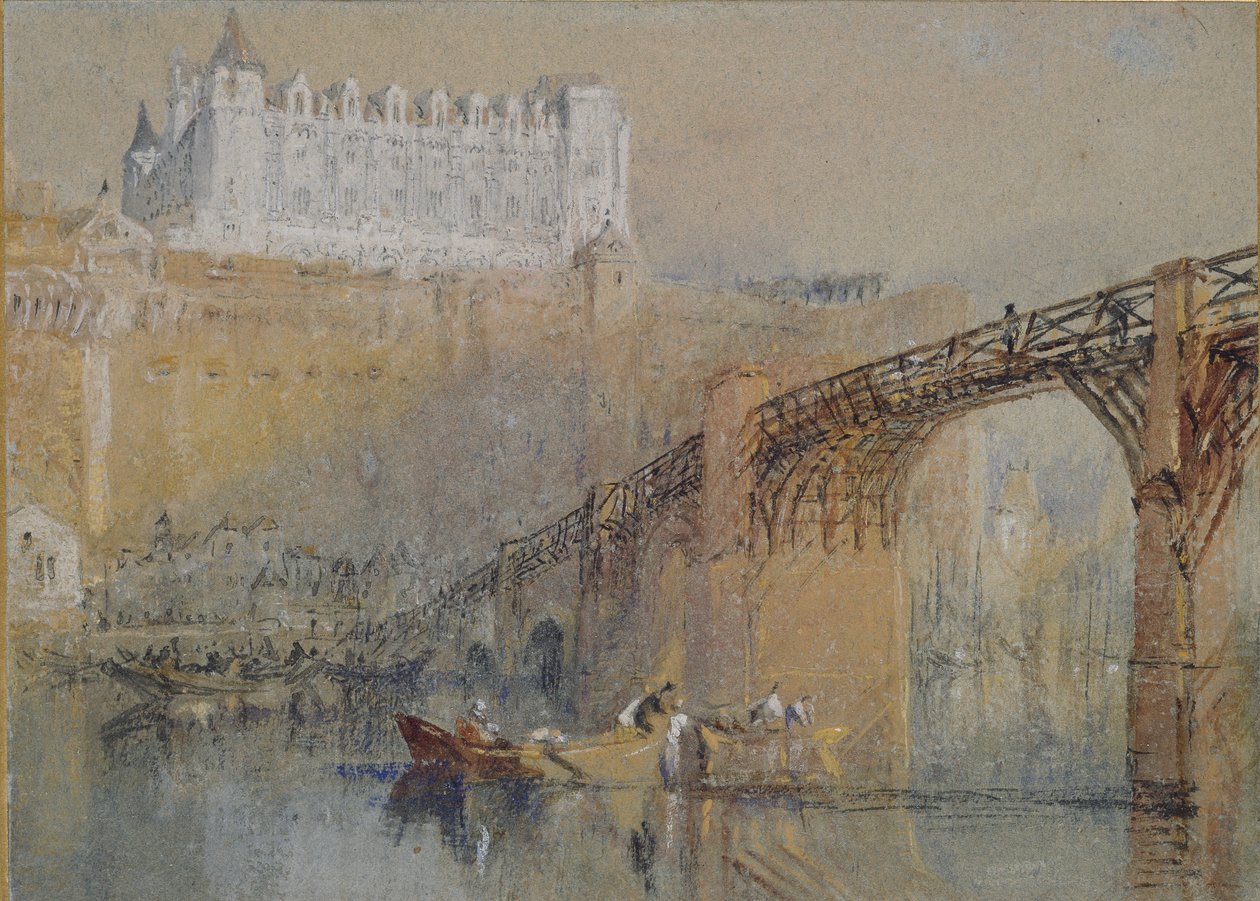Amboise kastélya, 1830 alkotó: Joseph Mallord William Turner