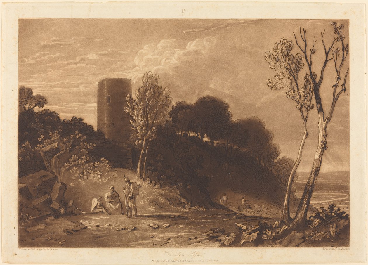 Winchelsea, Sussex, megjelent 1812. alkotó: Joseph Mallord William Turner