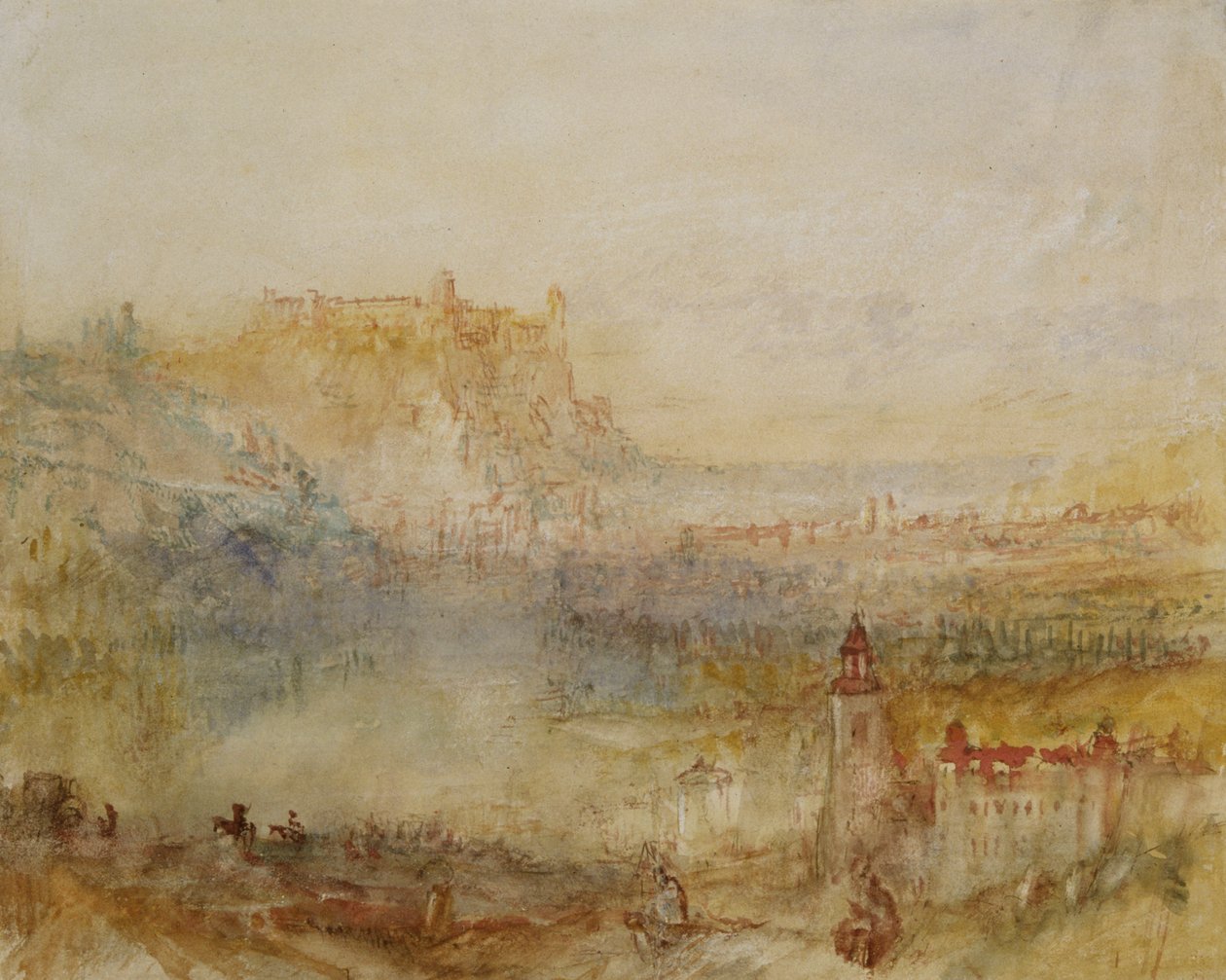 „Wurzburg”, 1841 alkotó: Joseph Mallord William Turner