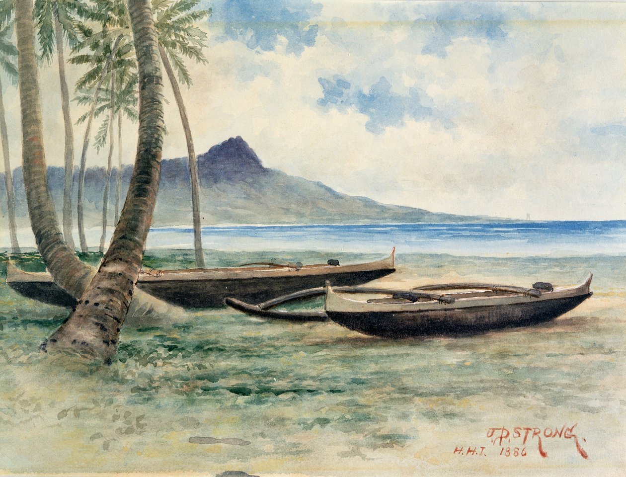 Diamond Head, Hawaii alkotó: J.P. Strong
