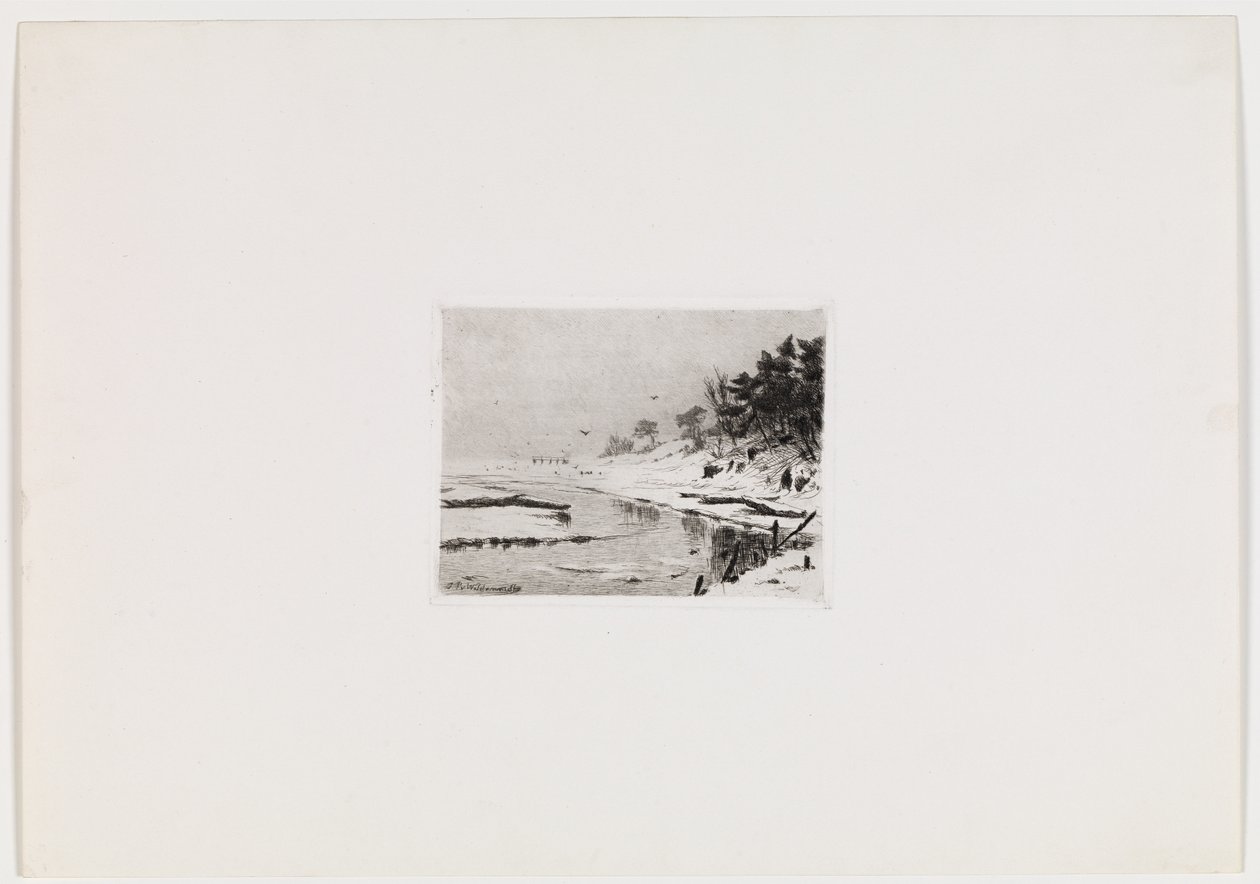 Strandparti alkotó: J.P. Wildenrath