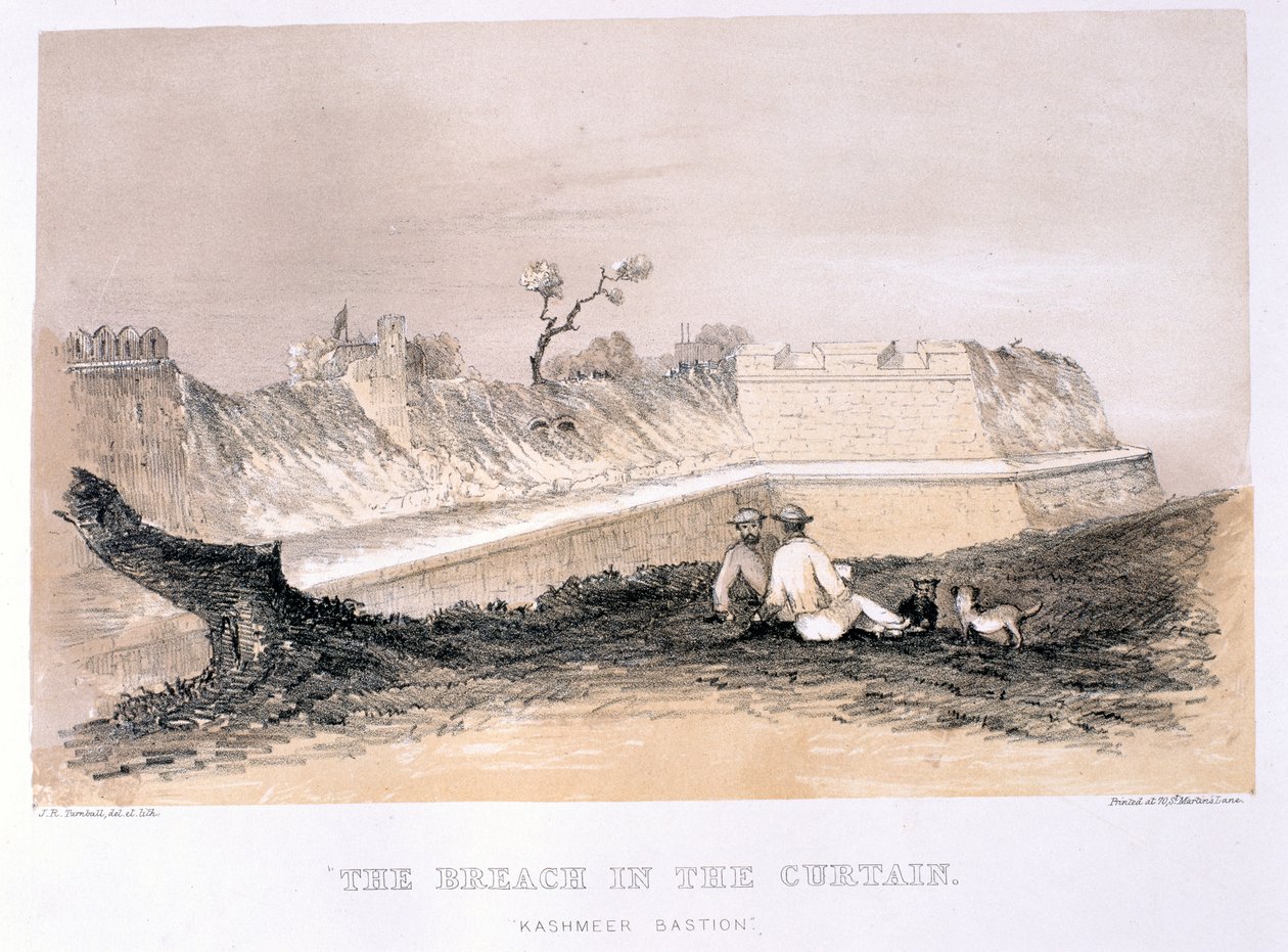 The Breach in the Curtain, T. McLean, 1858 alkotó: J.R. Turnbull