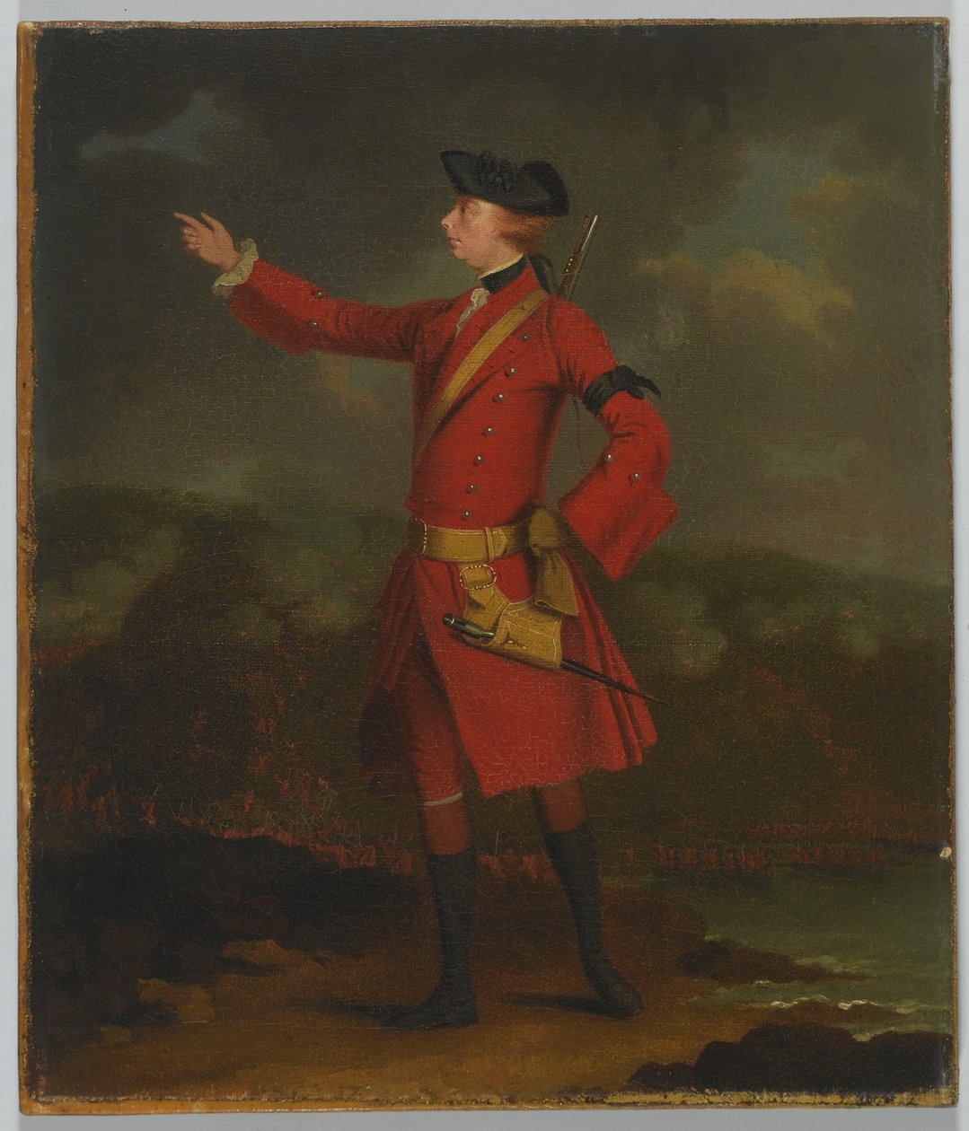 Wolfe tábornok portréja (1727-59) alkotó: J.S.C. Schaak
