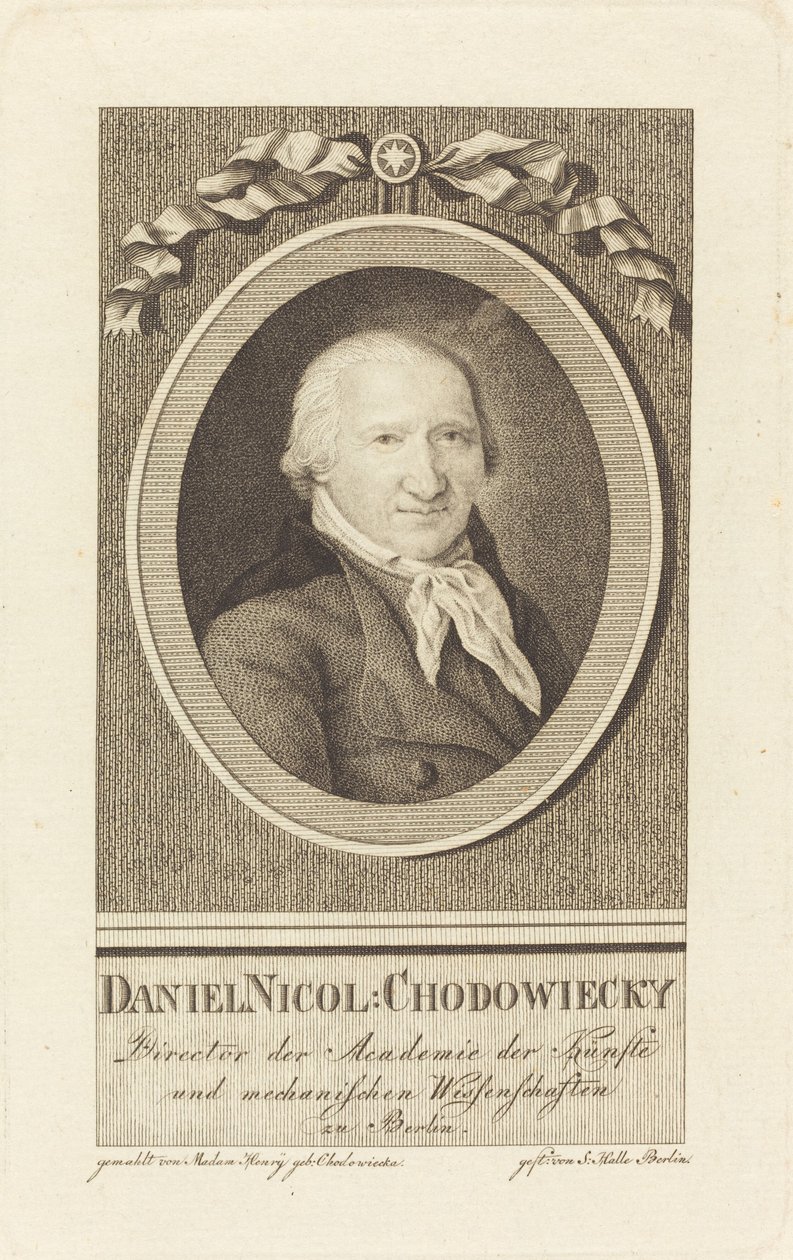Daniel Chodowiecki alkotó: J.S.L. Halle