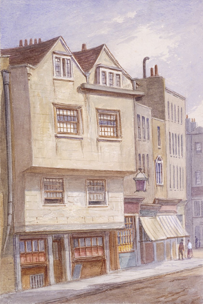 Fetter Lane, London, 1870 alkotó: JT Wilson