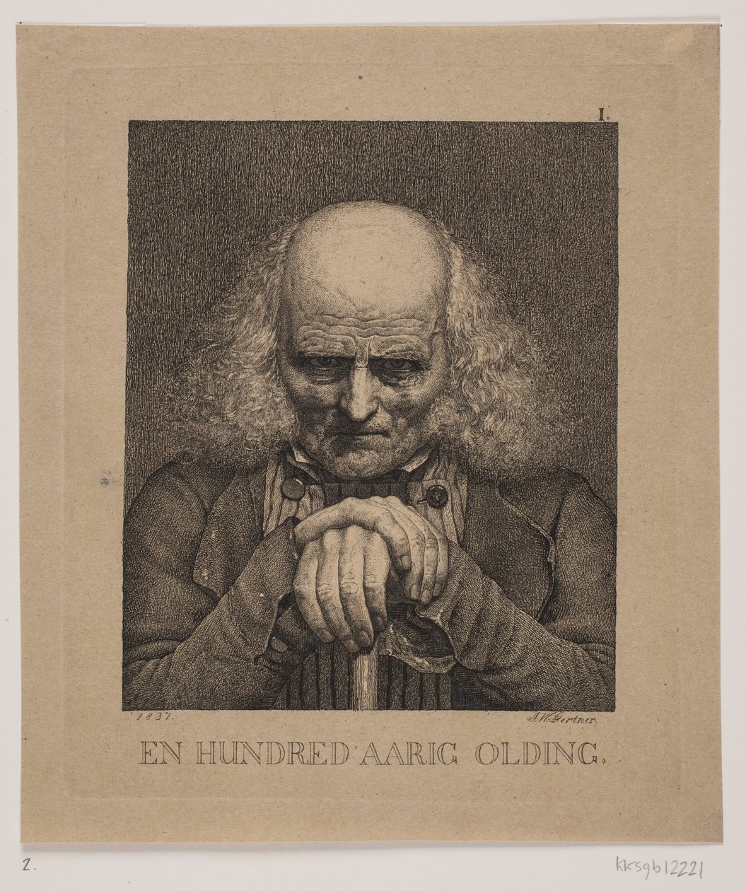Százéves öregember alkotó: J.V. Gertner