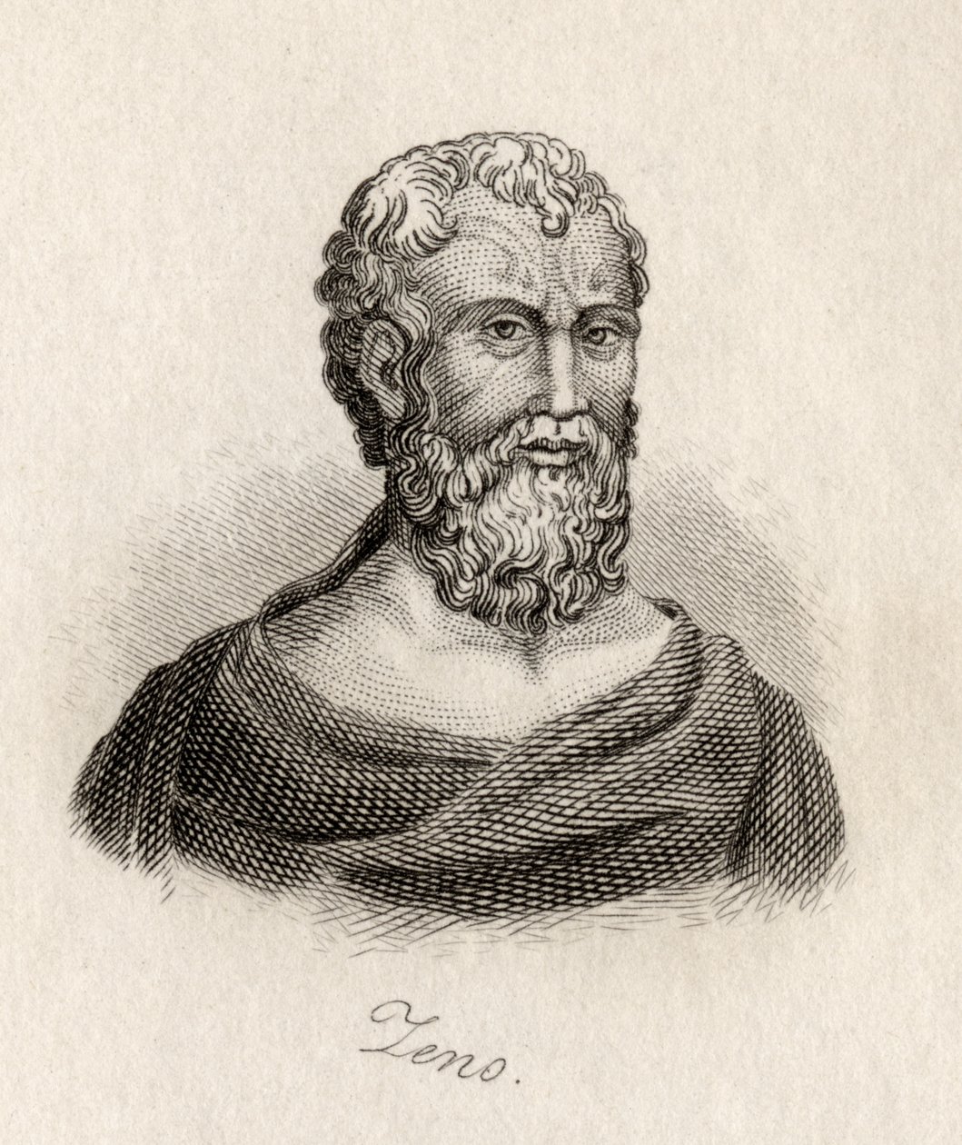 Citiumi Zénón alkotó: J.W. Cook