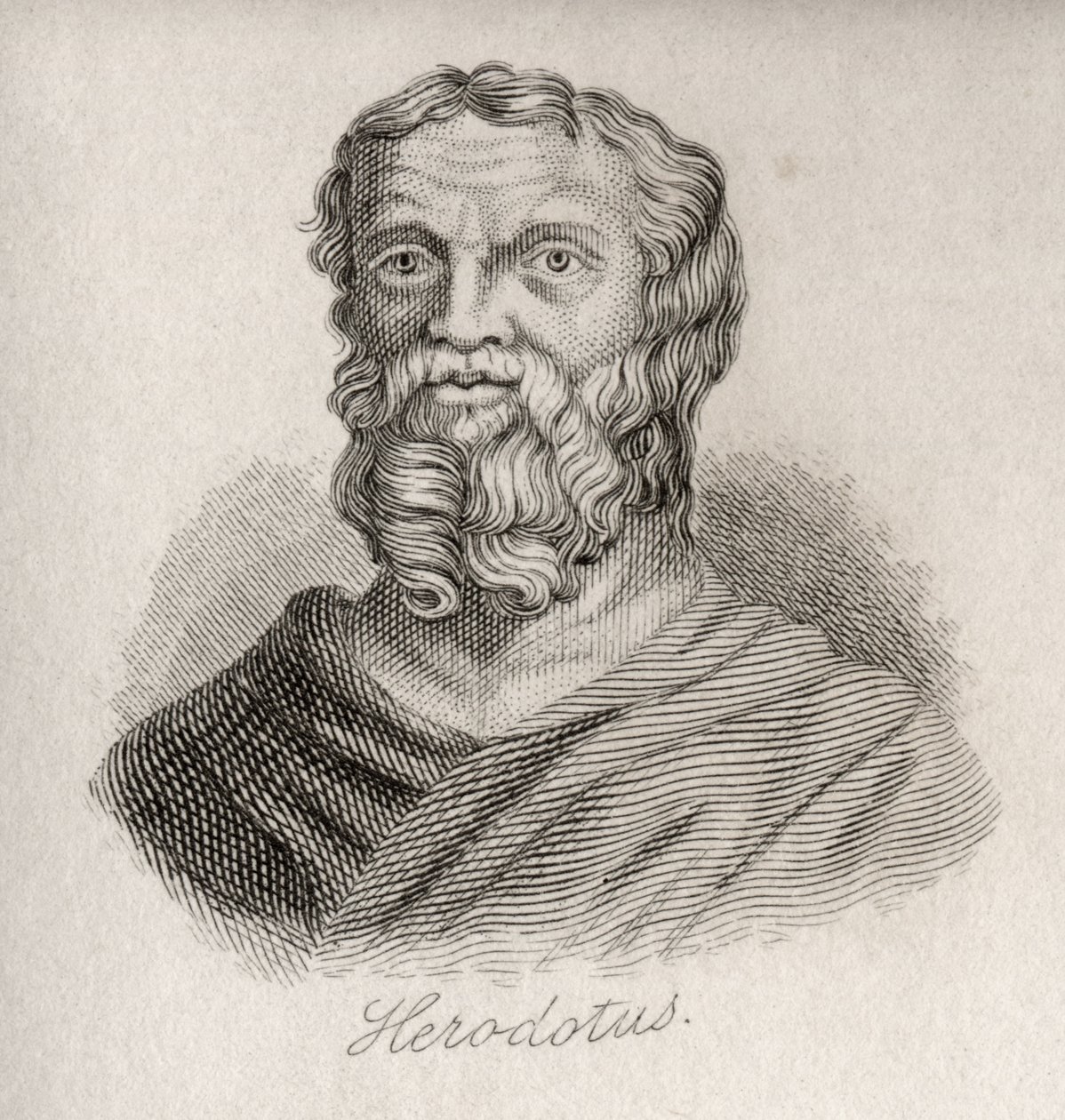 Halikarnasszoszi Hérodotosz alkotó: J.W. Cook