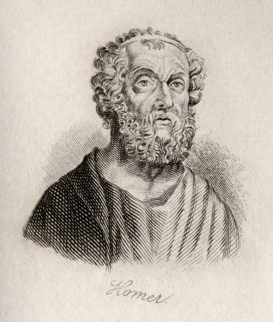 Homérosz alkotó: J.W. Cook