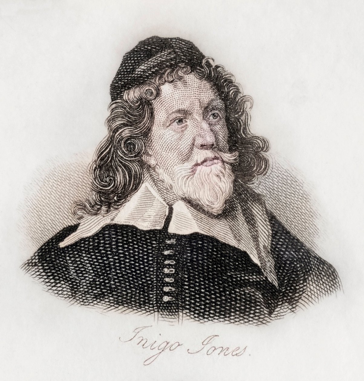 Inigo Jones (metszet) alkotó: J.W. Cook