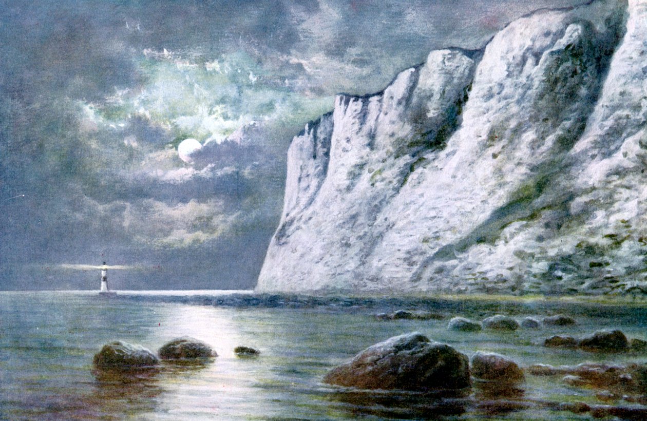 "Beachy Head, Sussex", 1924-1926. alkotó: JW Gozzard
