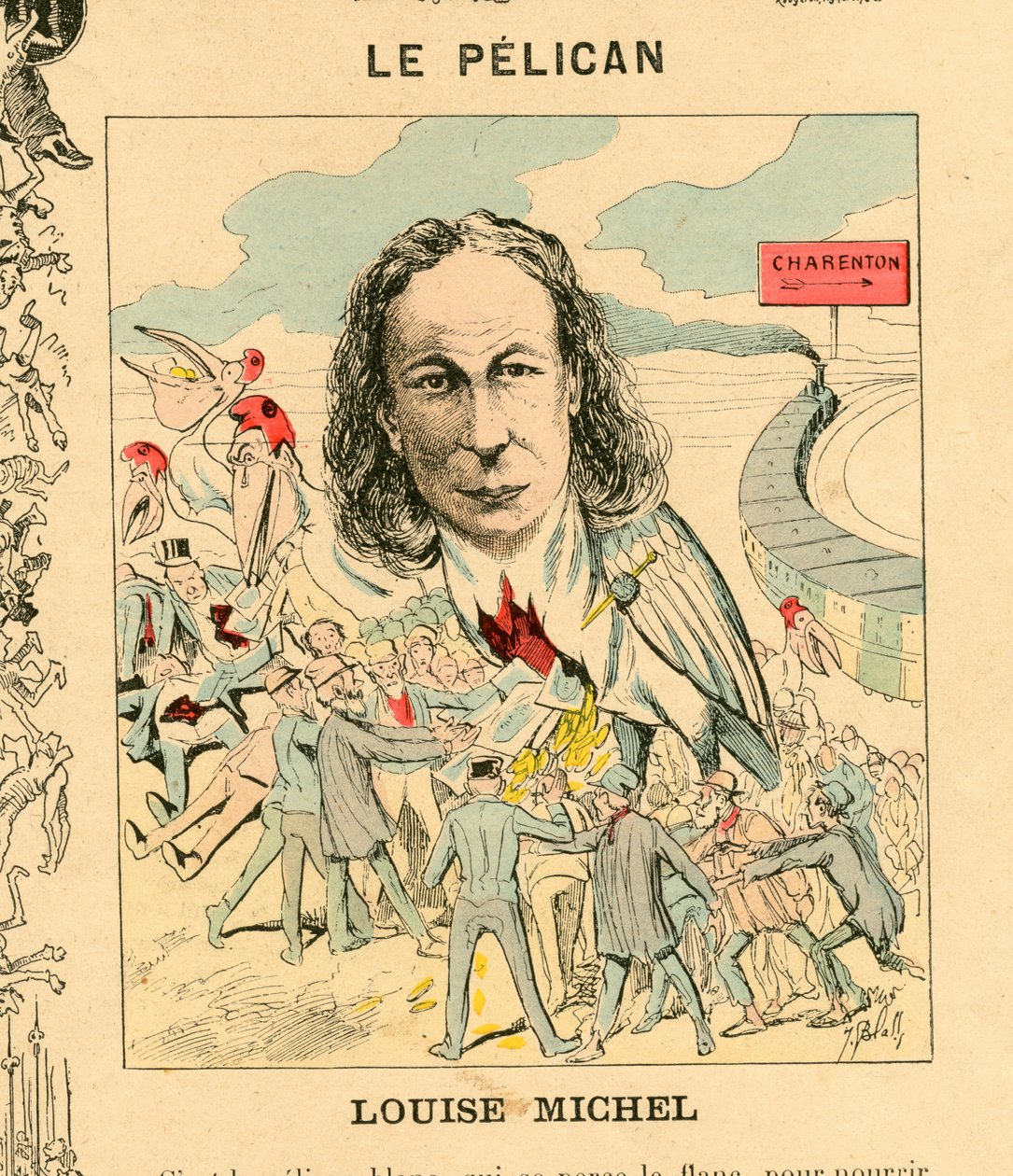 Menagerie Republicaine Humoristic gallery of the main characters of the Third Republic, number 33, Satirique en Couleurs alkotó: J. (1847 1892) Blass